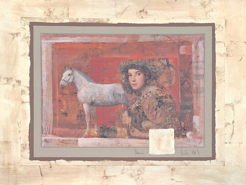 Woman and horse B 3
