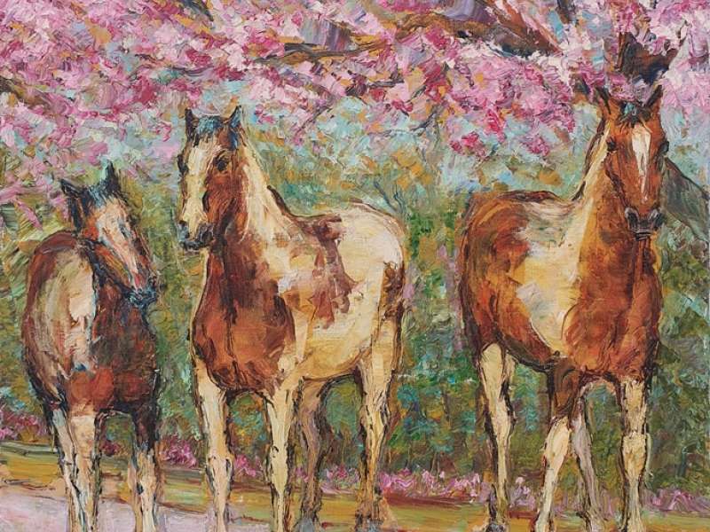 Konji i magnolija (bez okvira)