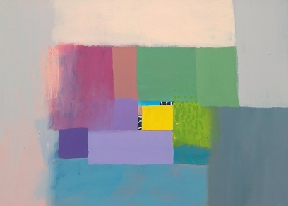 Unutarnji Pejsaž L 2026 (BO), Ajdinović Ranko, akril na platnu