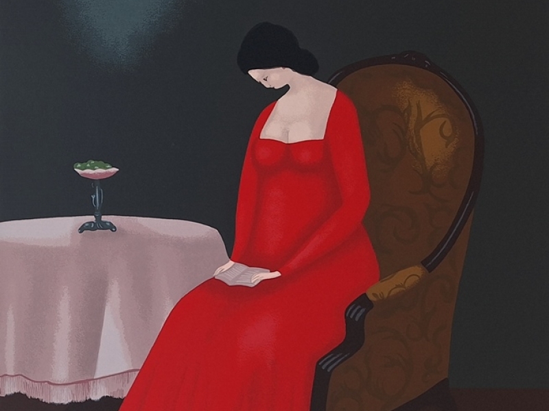 Woman reading