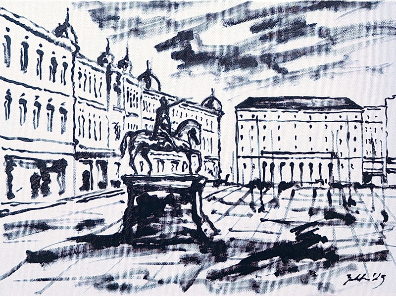 Zagreb - Bann Jelačić square 2528 CB