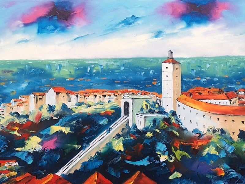 Zagreb - Lotrščak Tower 2556