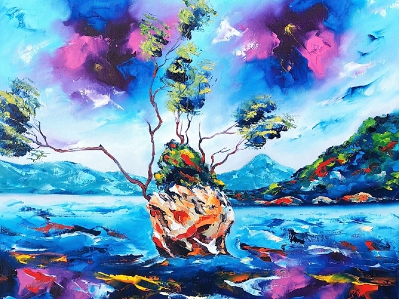 Sea landscape - Brela 2573