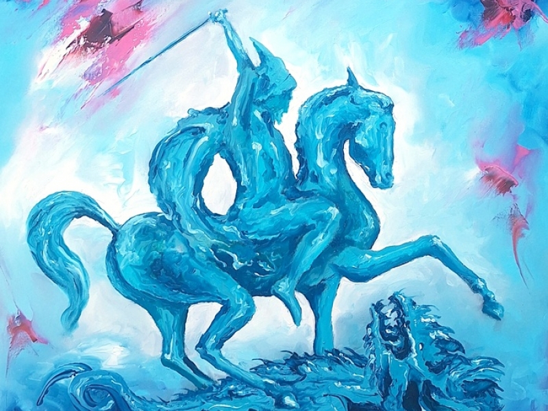 St. George kills the dragon 2618