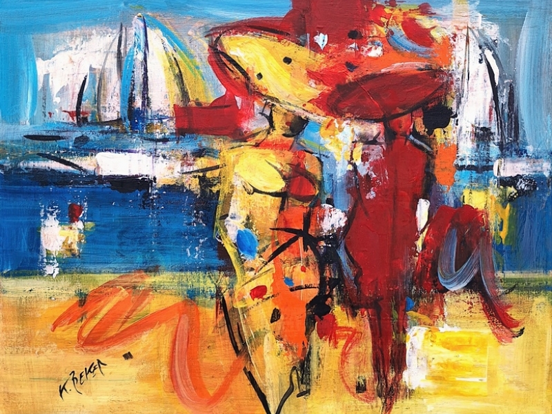 Ladies - Sea landscape 2413