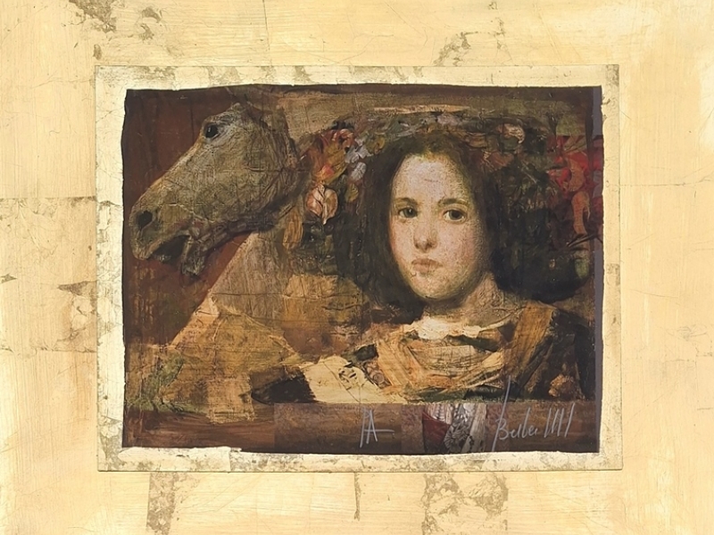 Girl and horse I 8