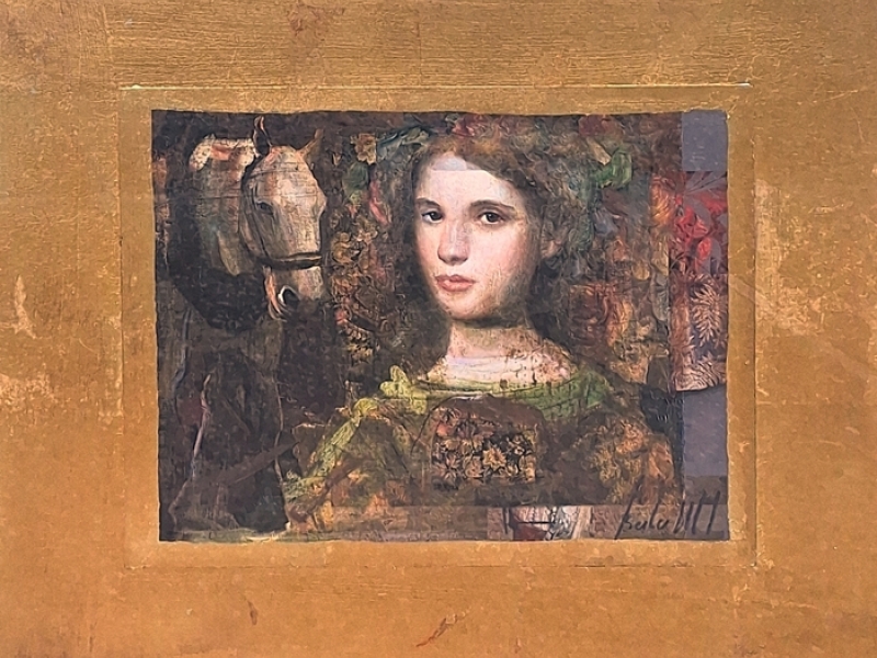 Girl and horse I 9