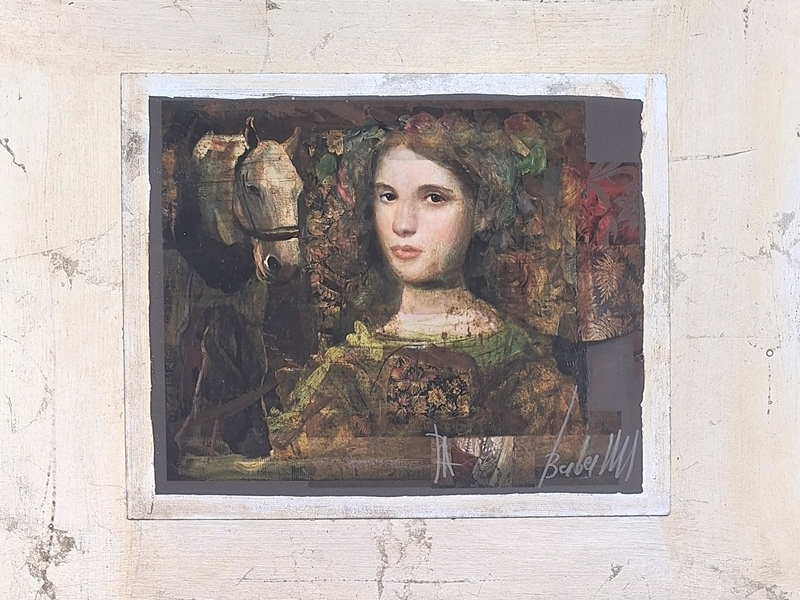 Girl and horse J 6 S