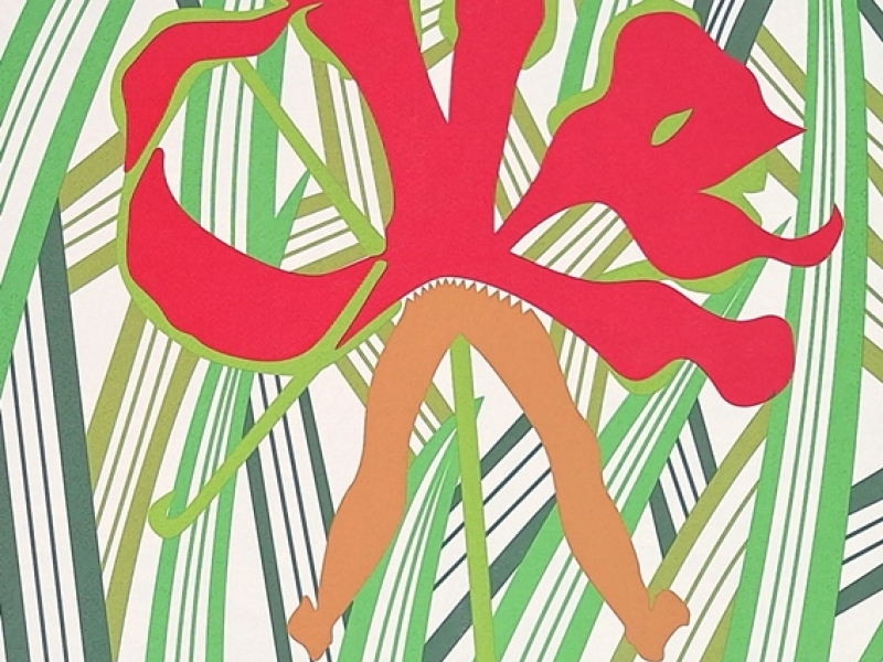 Man-eating flower