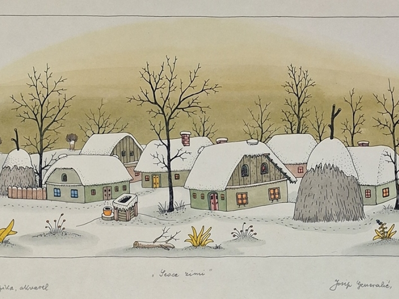 Village in Winter ST
