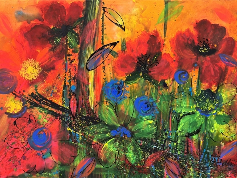 Neon flowers 2619