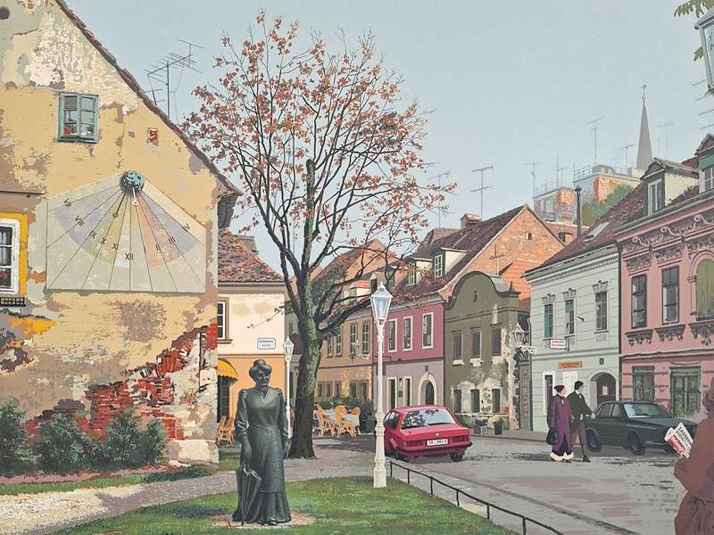 Zagreb - Tkalčićeva ulica (bez okvira)