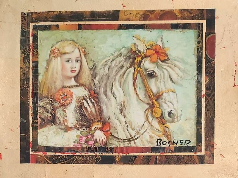 Djevojka i konj 101 (bez okvira)