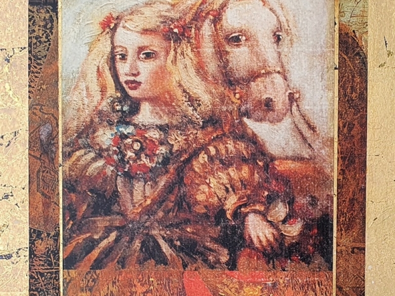 Girl and horse 23 I