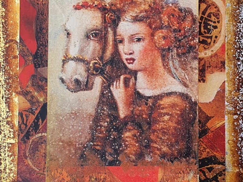 Girl and horse 23 II