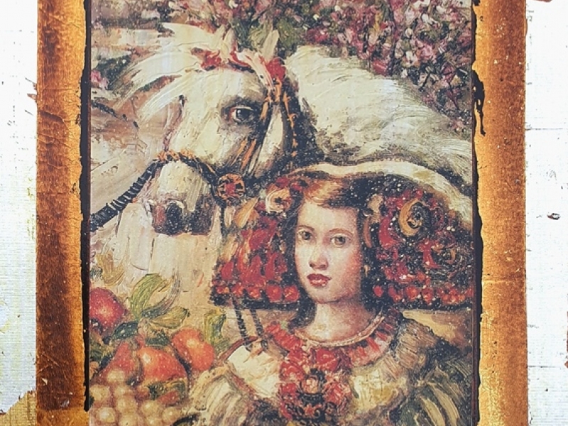 Girl and horse 23 III