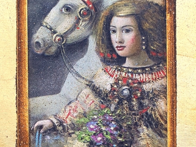 Girl and horse 22 III