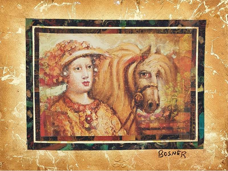 Dama i konj V (bez okvira)
