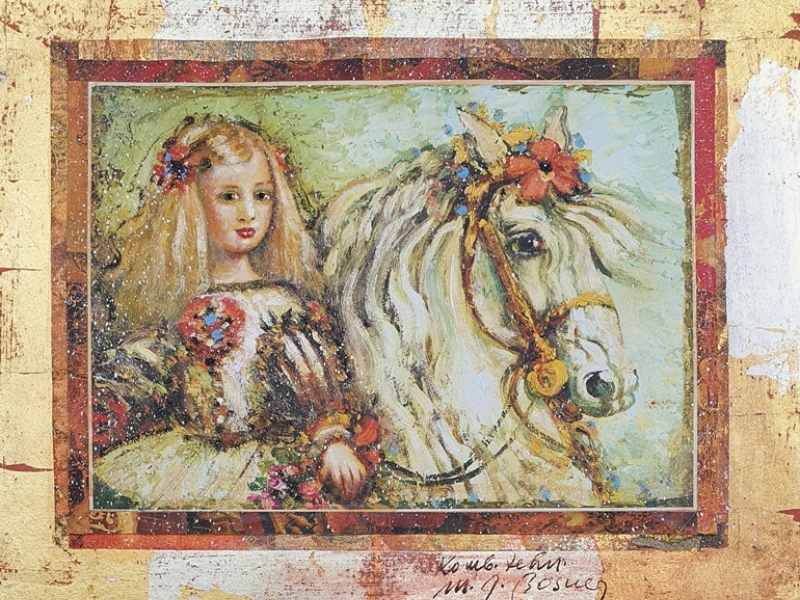 Girl and horse H