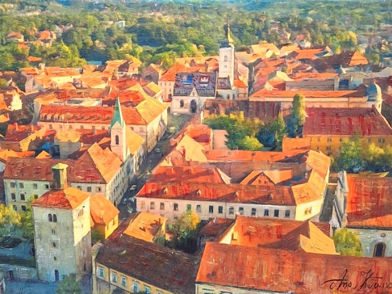 Zagreb - Upper square