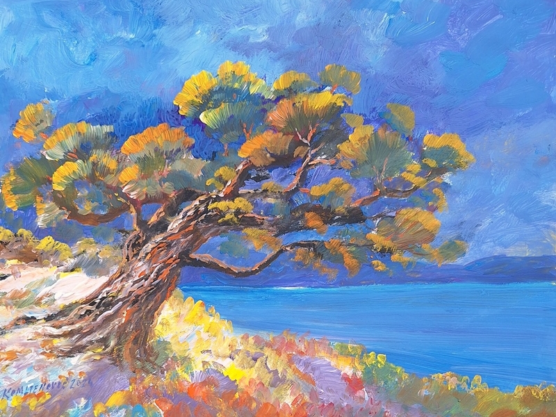 Tree by the sea 2417