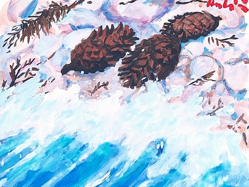 Wave - Pinecones