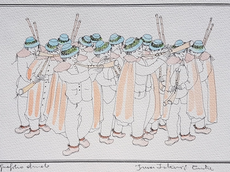 Flute players III