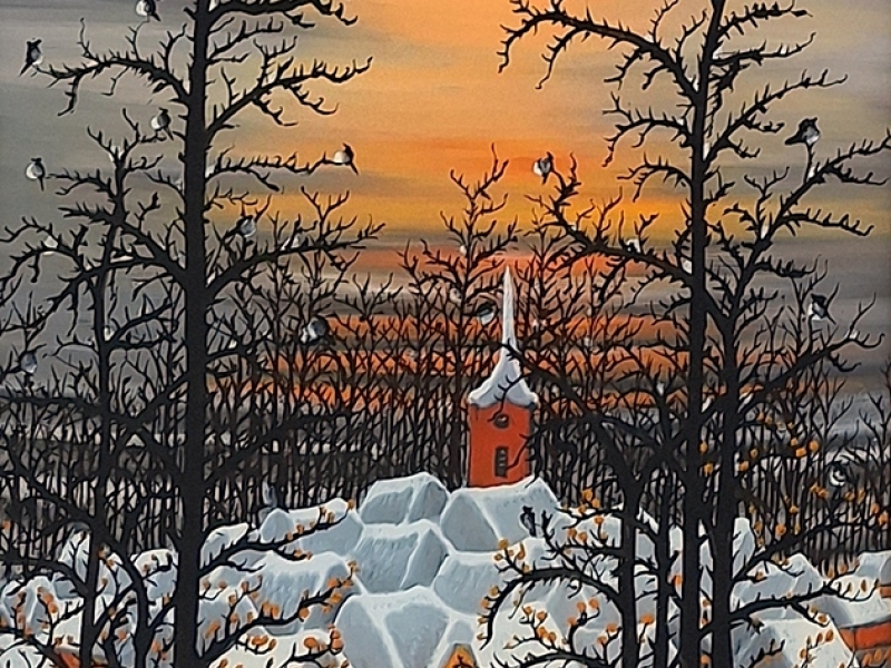 Village in winter 1999.