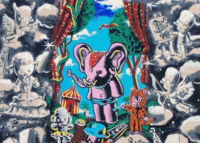 Elephant in circus (BO), Moya Patrick, graphic / print