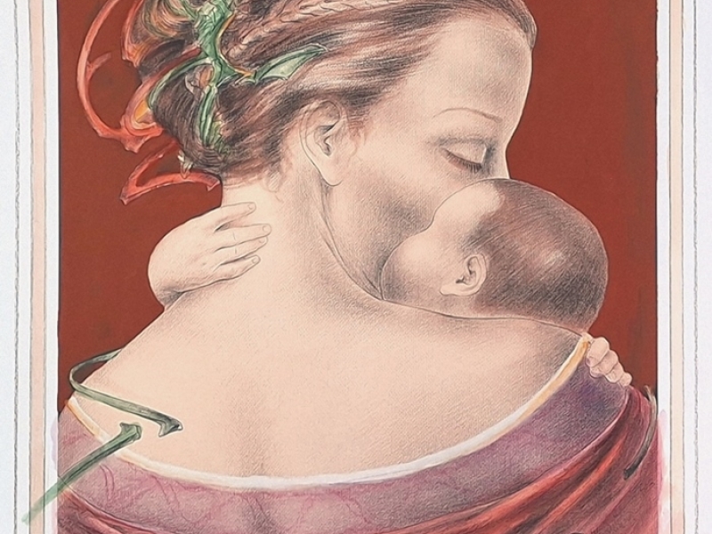 Mother and child RED