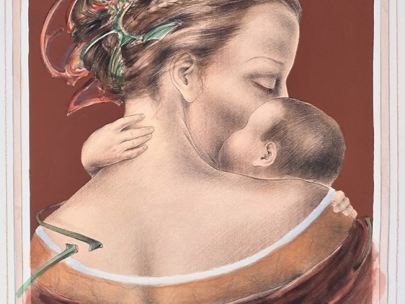 Mother and child RED