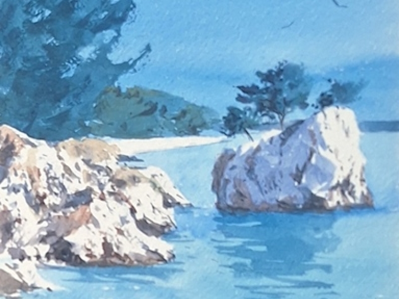 Sea landscape - Brela 2501