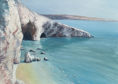 Sea landscape 2601P, Pribanić Željko, oil on canvas