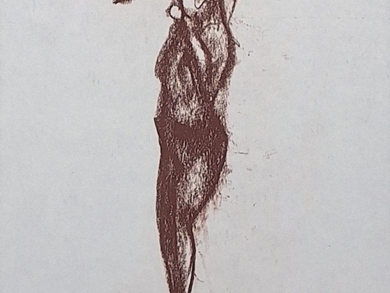 Woman with umbrella 1995.
