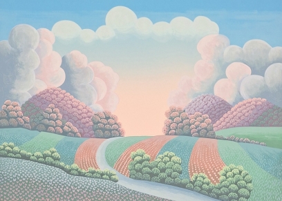 Landscape GR II, Rabuzin Ivan, relief graphic