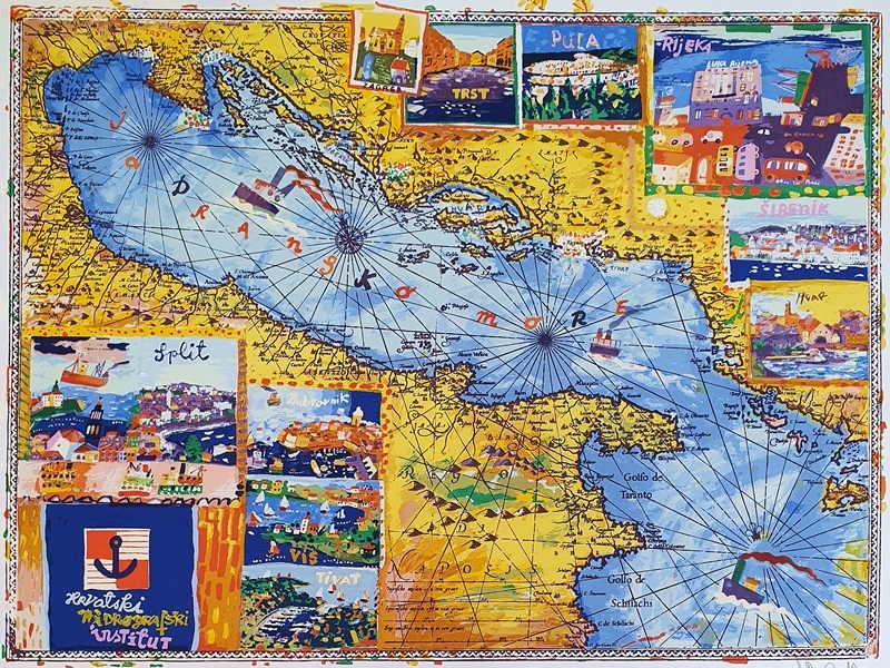 Map of The Adriatic G