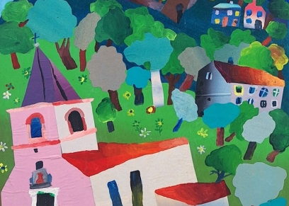 Rijeka - Crkva Sv. Juraja (BO), Radoičić Vojo, ulje na dasci