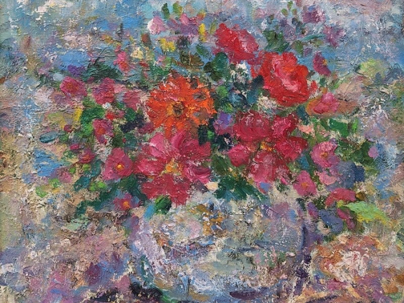 Flowers in a vase M