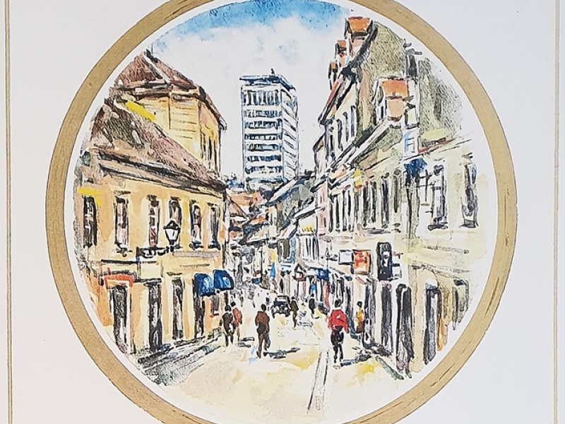 Zagreb - Radićeva ulica (bez okvira)