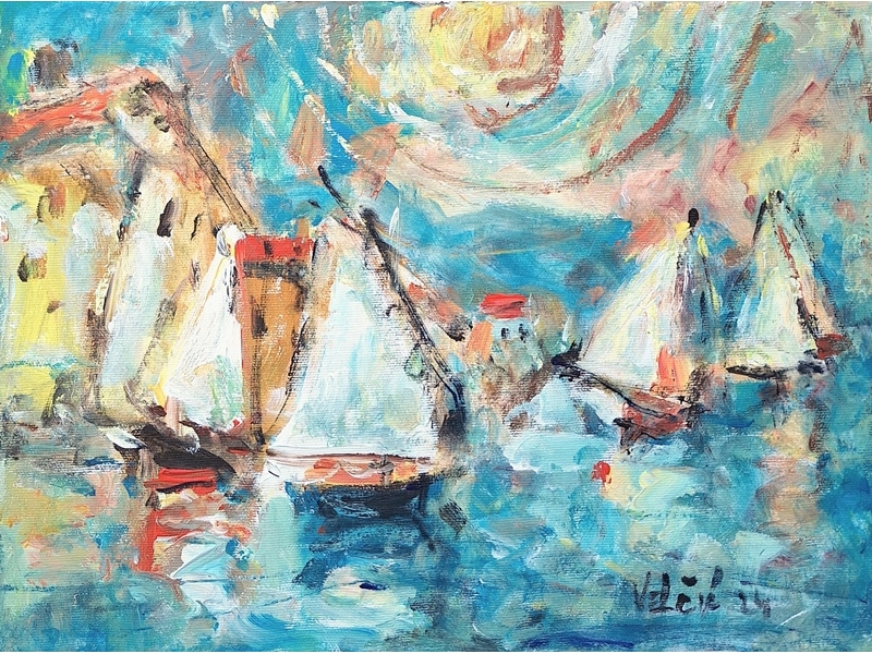 Regatta by a seatown 2404P
