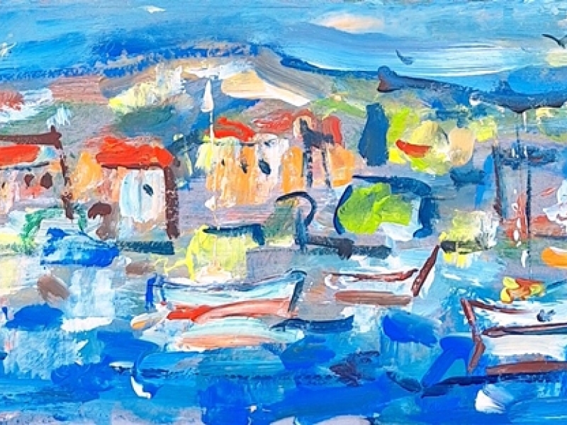 Sea town 2433