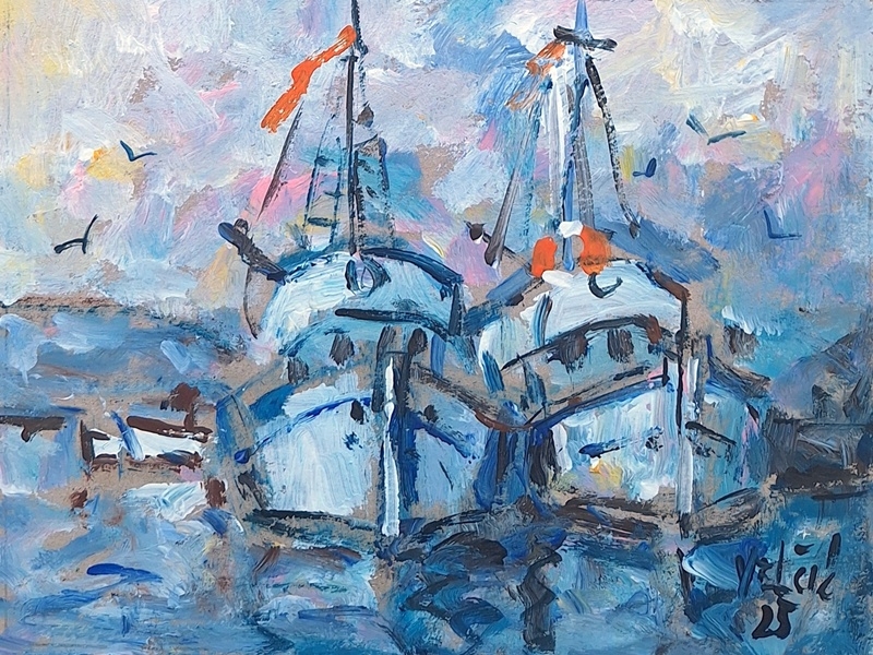 Trawlers on the dock 2618
