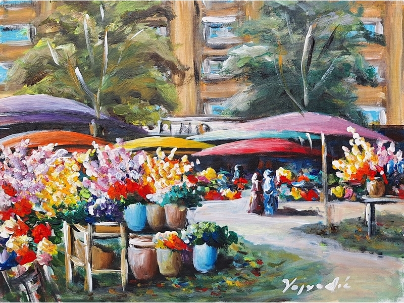 Flower square 2403