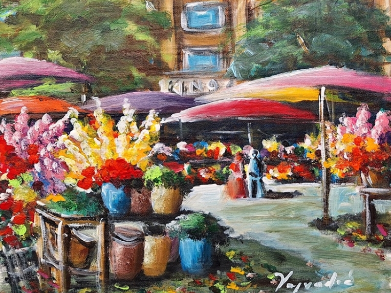 Zagreb - Flower square 2405