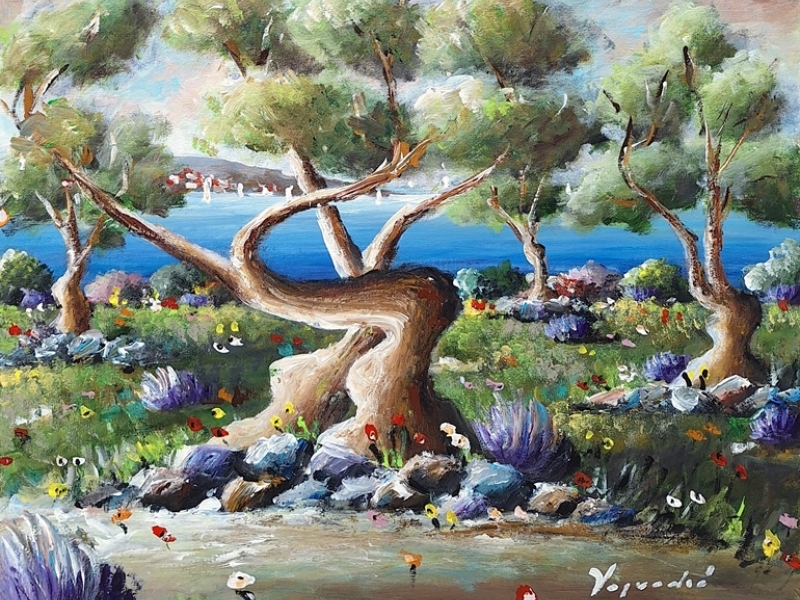 Olive trees