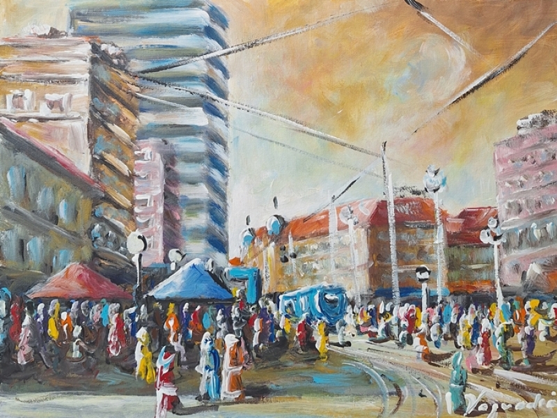 Zagreb - Bann Jelačić square 2503