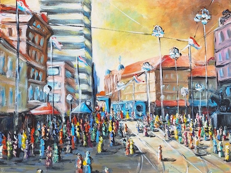 Zagreb - Bann Jelačić square 2603