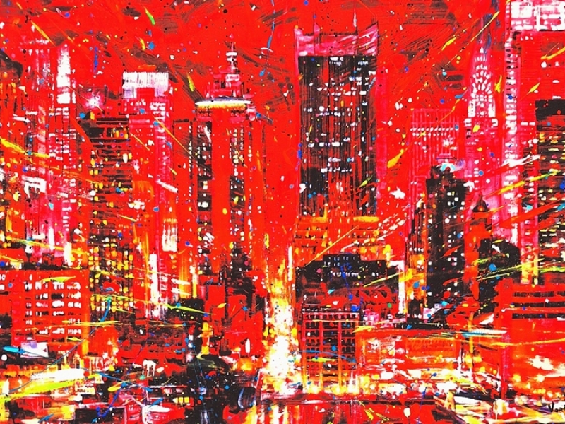 Grad u crvenom M (bez okvira)