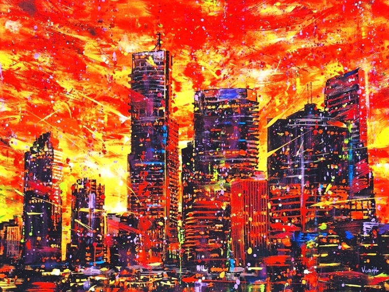 Flaming city G