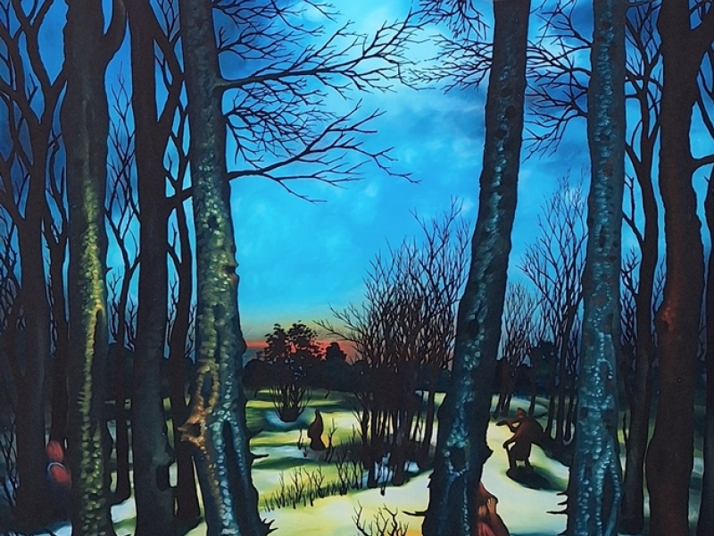 Forest landscape 1984.